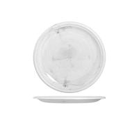 Dem Arabesque Piatto Frutta Bianco, Polipropilene, cm17