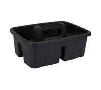 Dem Brico - Organizer per Attrezzi, Colore: Nero, 38,5 x 29,5 x 17 cm (6 Pezzi)