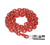DEMA Catena posteriore forestale, 2 m, 6 mm, robusta catena choker, catena abrasiva, portata 1,12 t, classe 8, acciaio, verricello forestale, dorso in legno, lavori forestali, silvicoltura