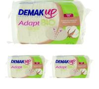 Demak'Up Cotton Adapt Bio Dischetti Struccanti Ovali, 150 Pezzi | Cotone Biologico, Formato Ovale, Ideali per la Rimozione del Trucco