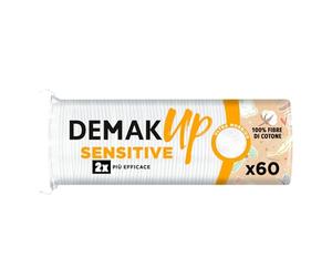 Demak'Up Sensitive Dischetti Struccanti, 60 Pezzi | Peso 50 G, Ideali per Pelli Sensibili, Elevata Delicatezza, Formato da 60 Unità