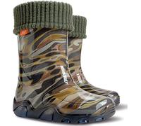 Demar. Stormer - Stivali da pioggia per bambini con inserto in gomma Stormer, foderati in colori mimetici, Verde (verde), 26/27 EU Schmal