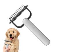 Dematting Comb, Shedding Brush, Grooming Tool, 6.88 Inches Mat Detangling Remover Designed for Matted Hair on Dogs and Cats, Effective Pet Care Easy Maintenance Shedding Control