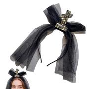 demaxiyad Bandane Halloween Cerchio Capelli Pietra Tombale Cosplay Gotico per Ragazze Costume Spaventoso per Feste Carnevali Masquerade Show