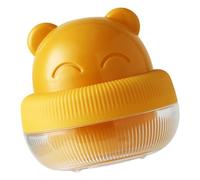 demaxiyad Beauty Sponge Holder | Contenitore per uova di bellezza a forma di orso, custodia per spugne di bellezza carina, contenitore per il trasporto di cosmetici da viaggio, scatola portatile per