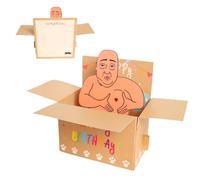 demaxiyad Biglietto 3D - Biglietto 3D da uomo, decorazione in carta per amici, colleghi, fratelli sorelle