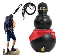 demaxiyad Borraccia da bere, 900 ml, contenitore per bevande cinesi - 12 Peças De Ornamentos Pendenti Para Árvore De Natal - per gli amanti 'esterno, gli studenti e le escursioni in campeggio