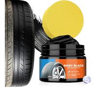 demaxiyad Brillantante Pneumatici - 50g Lucentezza Istantanea A Lunga Durata Con Spugna | Crema Lucidante Restauratrice per Pneumatici Auto,per Casa Garage Officina Camion Camper SUV Berlina Furgone