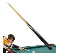 demaxiyad Coda da da biliardo a coda compatta con lucidatura manuale per spazi ridotti, strumento in legno portatile da 50 cm, per pratica su tavolo da biliardo, libero e sala giochi per