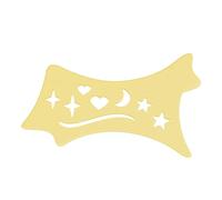 demaxiyad Eyeliner in silicone con punta alata, stencil morbidi di precisione, design smussato di precisione, riutilizzabili, panni per la pulizia da donna