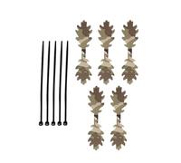 demaxiyad Fasce Foglia Mimetica - 5 Pezzi Fasce Camuffamento Caccia | Attrezzatura Outdoor con 5 Fascette Reggicavo | Esercitazioni All'aperto E attività Selvagge