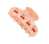 demaxiyad Fermagli per capelli, fermagli per capelli | Fermagli per capelli in acetato,Clip per capelli in acrilico ciliegia carine per donne, clip per artigli antiscivolo per capelli spessi per