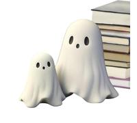 demaxiyad Figure di fantasmi di Halloween | Carino decorazione da ufficio Halloween a forma di fantasma | Pezzo Maestro per davanzale della finestra, ufficio, mensola e camino