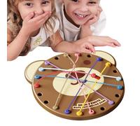 demaxiyad Giochi di Puzzle a Corda, Giocattolo di Puzzle in Corda per - Gioco di smistamento districante a forma di orso | Gioco di puzzle interattivo, Puzzle educativo di nodi di corda di smistamento