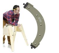demaxiyad Guida all'instradamento 'angolo, modello di angolare rotondo della lavorazione del legno | Grandi modelli di angolo di lavorazione del legno | Strumento di taglio interno ed esterno