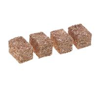 demaxiyad Piccole balle di fieno | Pila di fieno di paglia finta, blocchi di fieno, balle di paglia decorative, fieno in miniatura per accessori di scena occidentali per fattoria