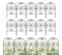 demaxiyad Recinzione Bordo per Giardino,Barriera per Cani | 10 Pannelli Decorativi per Esterno - Ideale per Conigli, Cani, Animali Domestici e Spazi Aperti