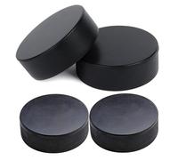 demaxiyad Rondella da hockey, rondelle da hockey ufficiali, 4 rondelle di allenamento di dimensioni standard, diametro 3 pollici, spessore 1 pollice, forniture per hockey su ghiaccio