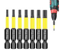 demaxiyad Set di 7 punte per cacciaviti con chiave adattatore, chiave di serraggio strumenti di precisione per la lavorazione del legno
