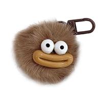 demaxiyad Simpatico portachiavi in peluche, adorabile portachiavi in peluche | Charm multicolore della palla della bocca della salsiccia,Ornamento del pendente alla moda, ciondolo della borsa della