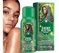 demaxiyad Spray per il corpo glitterato lucido, spray glitterato per vernice per il viso | Spray per capelli lucido impermeabile,Spray glitter glitter glitter per capelli, trucco scena