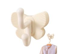 demaxiyad Stendibiancheria per termosifone, gancio per binario per radiatore, supporto per binario per gancio per cappotto, ganci per appendere portasciugamani a forma di farfalla su