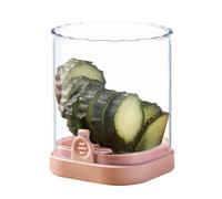 demaxiyad Taglierina per fragole, tazza affettatrice, taglierina per fragole a banana in acciaio inossidabile | gadget da cucina di precisione per affettare facilmente, taglierina tazza, strumento di