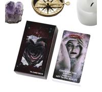 demaxiyad Tarocchi tema amore, set di carte dei tarocchi | Libro Oracle per coppie principianti che imparano a raccontare le stagioni di Natale ispiratori rituali di narrazione