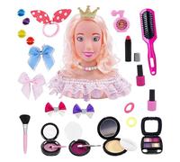 demaxiyad Testa di manichino per capelli per acconciatura per ragazze - Testa di acconciatura manichino di treccia per capelli | Testa di pratica di cosmetologia per ragazze dai 3 anni in su,