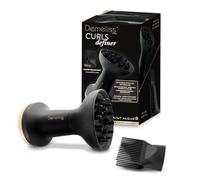 Demeliss Saint Algue, diffusore d'aria calda, curls definer, asciugacapelli e diffusore riccioli tutto in uno, 3 velocità e temperatura, asciugatura morbida senza briciole, pettine volumizzante