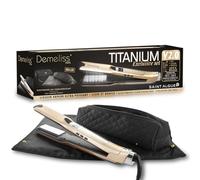 Demeliss Saint Algue - Set per raddrizzatore a vapore, titanio, V2.0, EXLUSIVE set, include un tappetino 2 in 1, levigante ad alte prestazioni, idratazione intensa, per tutti i tipi di capelli