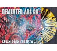 DEMENTED ARE GO PSYCHOTIC MUTILATION (CLEAR YELLOW W/BNW SPLATTE VINYL LP NUOVO