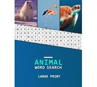 Dementia Activity Studio Animal Word Search Large Print (Tascabile)