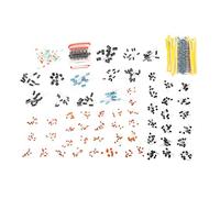 Demeras Assortimento di componenti elettronici, componenti elettronici Condensatore elettrolitico ceramico Resistore a Film Metallico Transistor Prestazioni stabili per l'industria