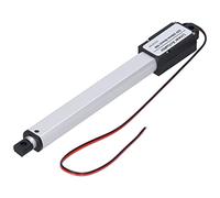 Demeras Attuatore Lineare 12V DC 100mm Corsa di Sollevamento 20/50/170/150N Motore Attuatore Lineare Elettrico per Agricoltura Elettroica, Medica, Industriale(Corsa 100mm-8mm/s-70N)