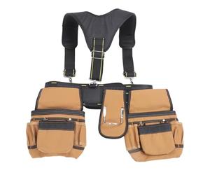 Demeras Borsa per Attrezzi da Giardino Borsa Rimovibile per Cintura per Attrezzi Resistente di Grande capacità Resistente per la Riparazione di Negozi di Rete