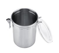 Demeras Contenitore per caffè in Acciaio Inossidabile Contenitore per caffè per Zucchero (XL39x39x12,5 cm/15,4x15,4x4,9 Pollici)