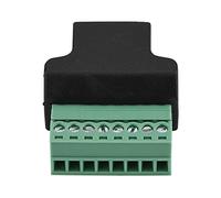 Demeras Convertitore con Terminale a Vite RJ45, Connessione Schermata