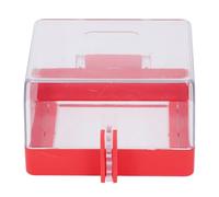 Demeras Copertura dell'interruttore a Pulsante, Design con Cerniera Bloccabile Copertura del Pulsante di Arresto di Emergenza Multiuso Facile Installazione per Cantieri