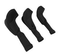 Demeras Copri Testa da Golf, Copri Testa Mazza da Golf Set Rete Traspirante Flessibile 3 Pezzi Nylon Protettivo per Bambini (#1)