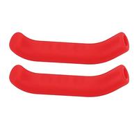 Demeras Coprileve Leva Freno 1 Paio Coprileve Leva in Silicone Silicone Protezione Antiscivolo Protezione Leva Impermeabile Accessori per Ciclismo 5 Colori(Rosso)