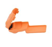 Demeras Flip Custodia Protettiva per Copriobiettivo per Fotocamera con Testa e Protezione per Schermo per 3 Fotocamera Portatile da Viaggio in Plastica Riutilizzabile (Arancia)