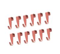 Demeras Ganci Sopra la Porta, Acciaio Al Carbonio Resistente (Rossa) | Design compatto, adatto per ante dell\'armadio da 3/4 pollici, installazione semplice, ideale per cucina, bagno, ufficio,