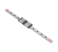 Demeras Kit Cursore Cuscinetto Lineare, Installazione Semplice, Alta Precisione, Binario di Guida Lineare MGN12C con 2 Blocchi di Scorrimento per CNC (300 mm)