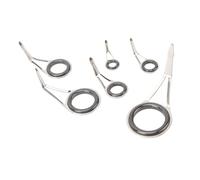Demeras Kit di Riparazione per Canne, Guida per Punte di Canne Durevoli di Varie Dimensioni da 6 Pezzi per Canna da Pesca