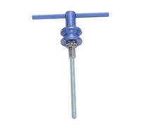 Demeras Lebycle Attrezzo per Pressa per Tazza per Cuffia per Bicicletta, Resistente, Facile da Installare, per Riparazione di Biciclette, Lega di Alluminio, 265 X 197 Mm, 1 unità (Blu)