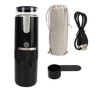 Demeras Macchina da Caffè Portatile Macchina da Caffè Monodose Automatica Macchina da Caffè Portatile Piccola con Batteria da 1200 MAh per Viaggi in Campeggio