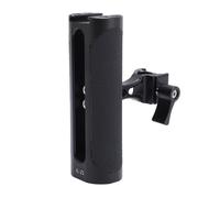 Demeras Maniglia Laterale della Fotocamera Supporto Regolabile per Microfono con Luce di Riempimento Presa Comoda Lega di Alluminio Silicone