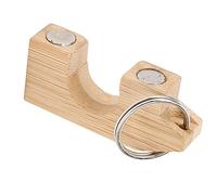 Demeras Mini Rastrelliera da Pesca Portatile con Supporto Magnetico per Auto, Materiale di bambù Resistente per un Accesso Rapido, Adatta Alla Maggior Parte delle Canne da Pesca, 6x2,6 Cm