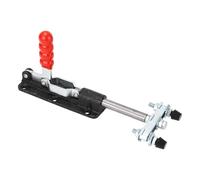Demeras Morsetto Push-pull Corsa da 80 Mm Doppia Testa in Acciaio Al Carbonio Apertura della Maniglia da 185 Gradi Morsetto a Levetta a Doppia Testa di Serraggio 350 Kg per Scatola dell'armadio